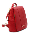 Sac à dos antivol femme ORVIETO en cuir véritable grainé