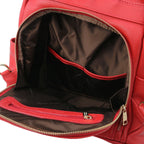 Sac à dos antivol femme ORVIETO en cuir véritable grainé