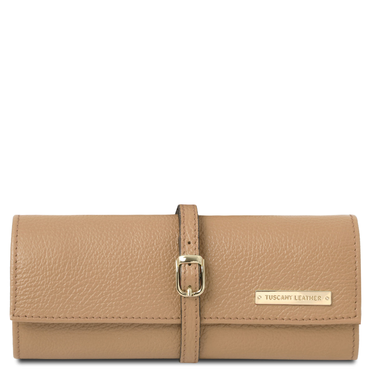 Trousse à bijoux GIOIA en cuir grainé souple