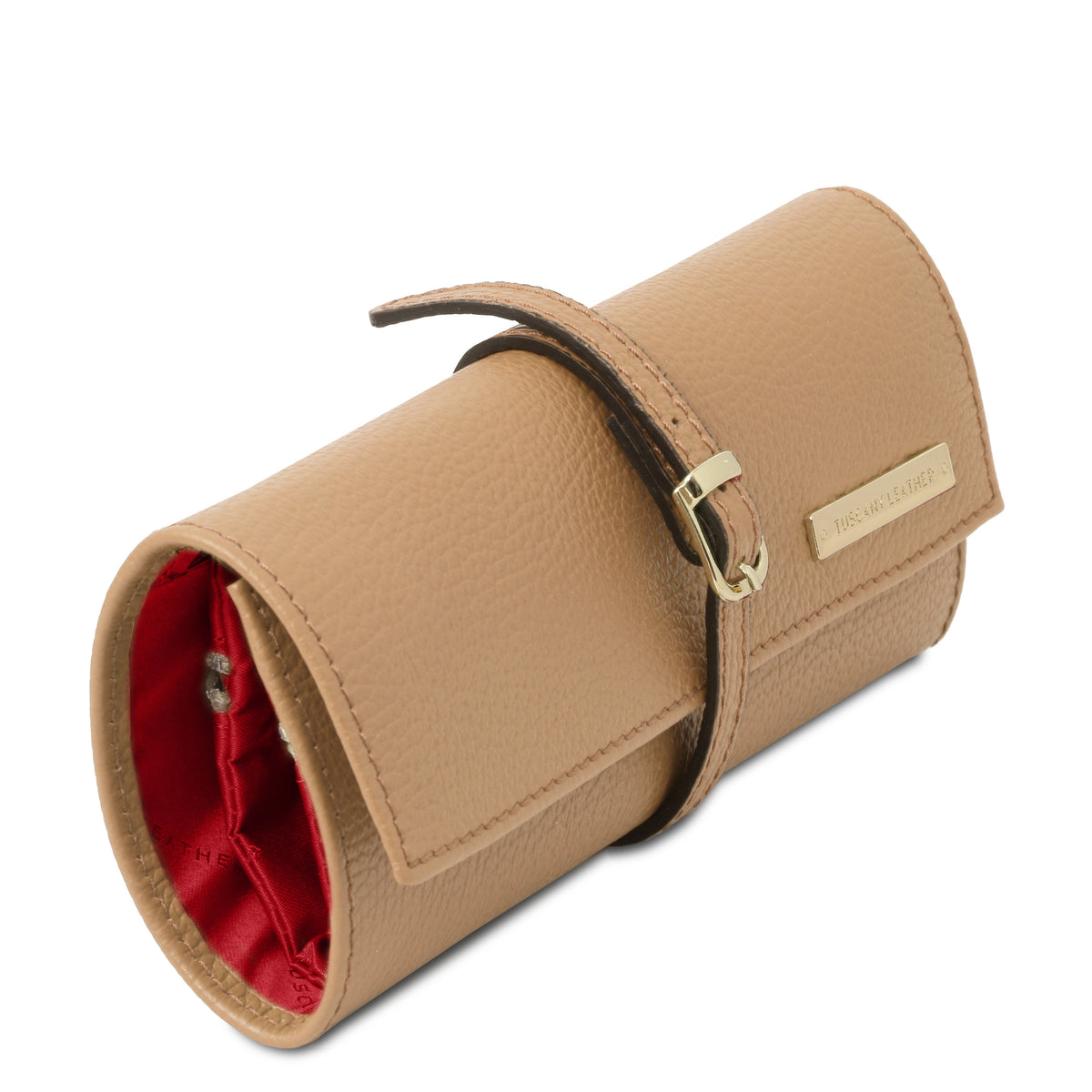Trousse à bijoux GIOIA en cuir grainé souple