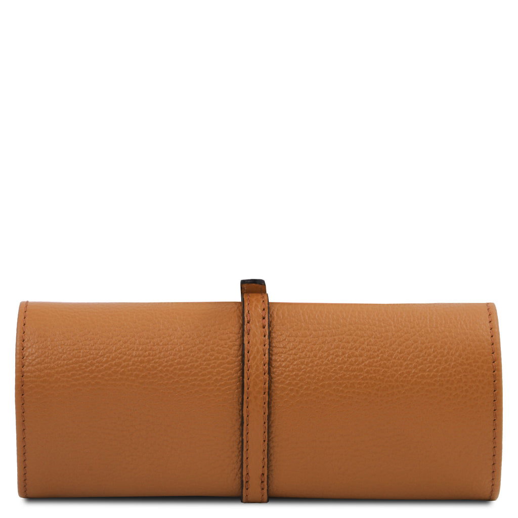 Trousse à bijoux GIOIA en cuir grainé souple