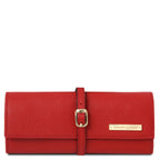 Trousse à bijoux GIOIA en cuir grainé souple