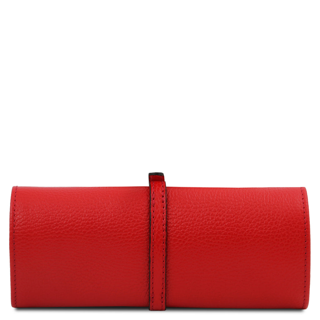 Trousse à bijoux GIOIA en cuir grainé souple