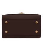 Mini sac à main femme LUMÉA en cuir véritable à fermoir bijo