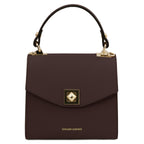 Mini sac à main femme LUMÉA en cuir véritable à fermoir bijo