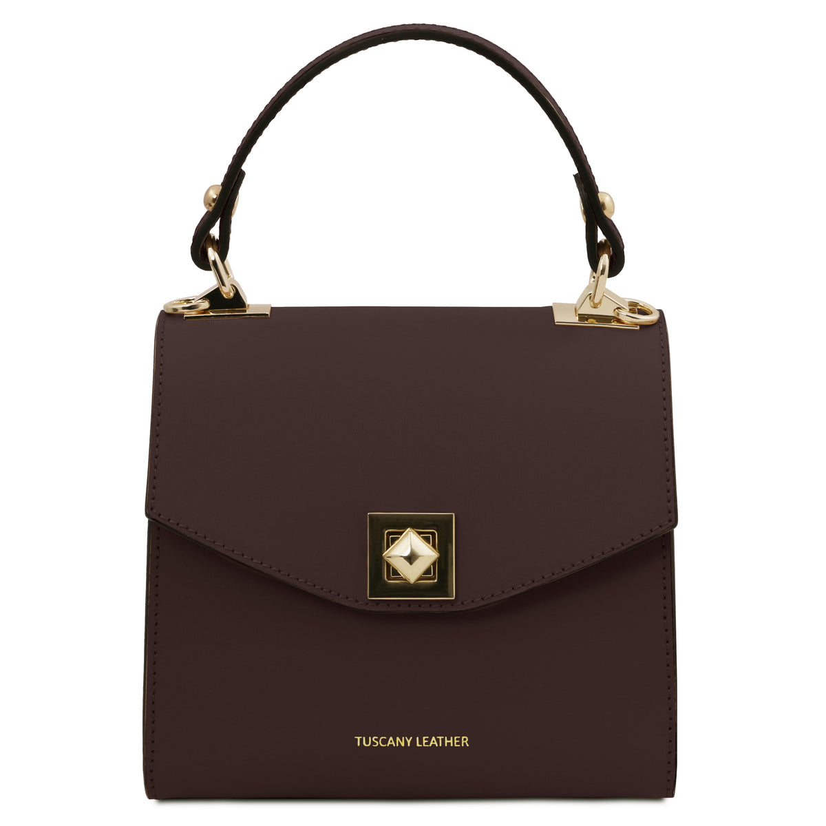 Mini sac à main femme LUMÉA en cuir véritable à fermoir bijo