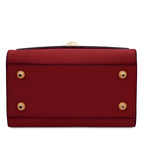 Mini sac à main femme LUMÉA en cuir véritable à fermoir bijo