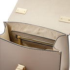 Mini sac à main femme LUMÉA en cuir véritable à fermoir bijo