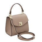 Mini sac à main femme LUMÉA en cuir véritable à fermoir bijo
