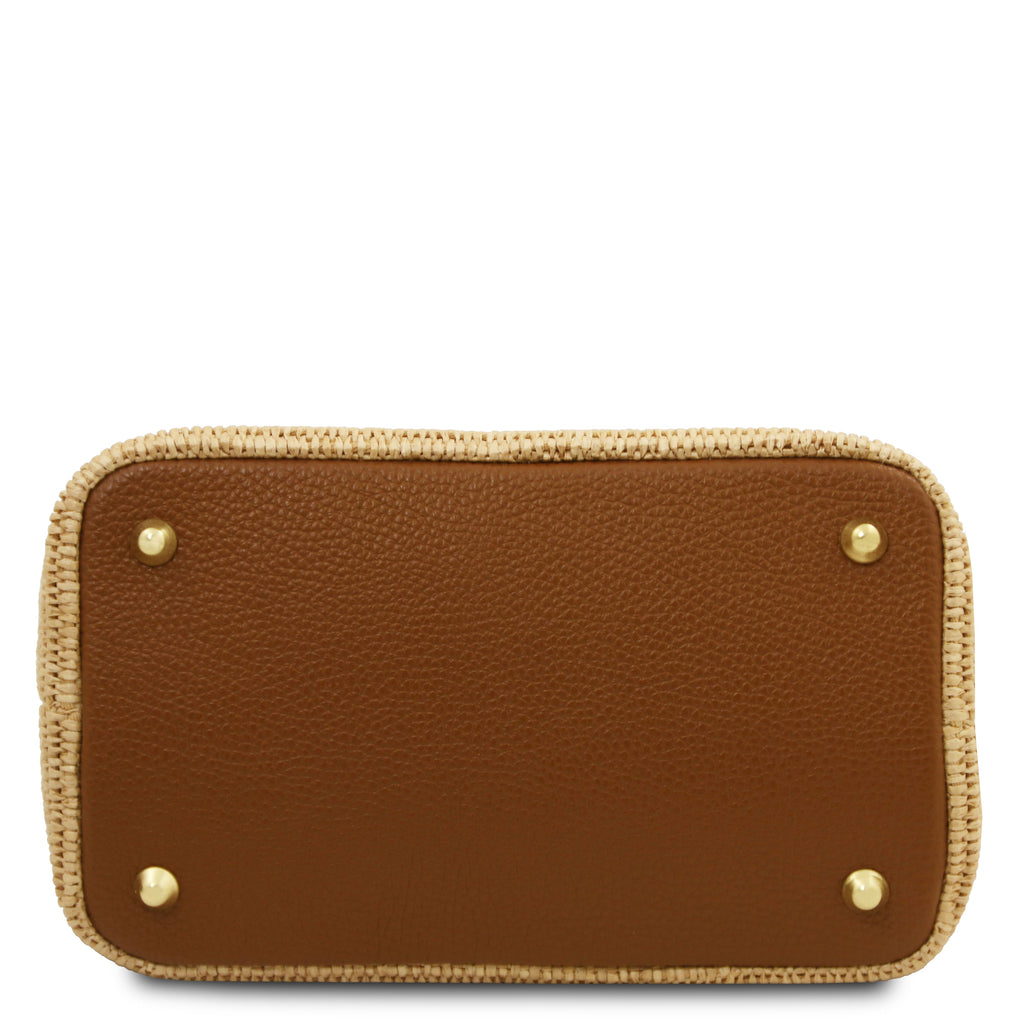SOLANA — Sac seau en raphia