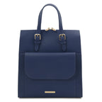 ELARA — Sac à dos en cuir grainé convertible