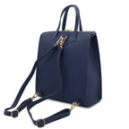 ELARA — Sac à dos en cuir grainé convertible