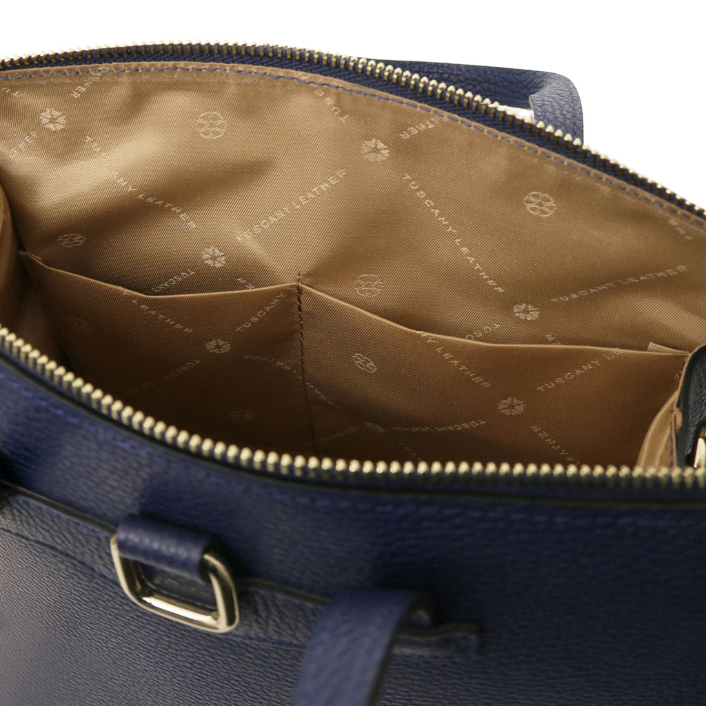 ELARA — Sac à dos en cuir grainé convertible