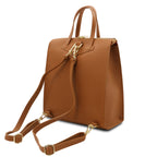ELARA — Sac à dos en cuir grainé convertible