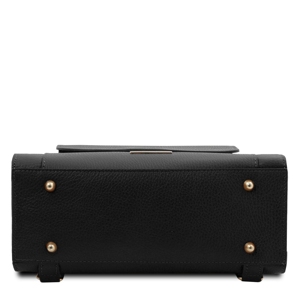 ELARA — Sac à dos en cuir grainé convertible