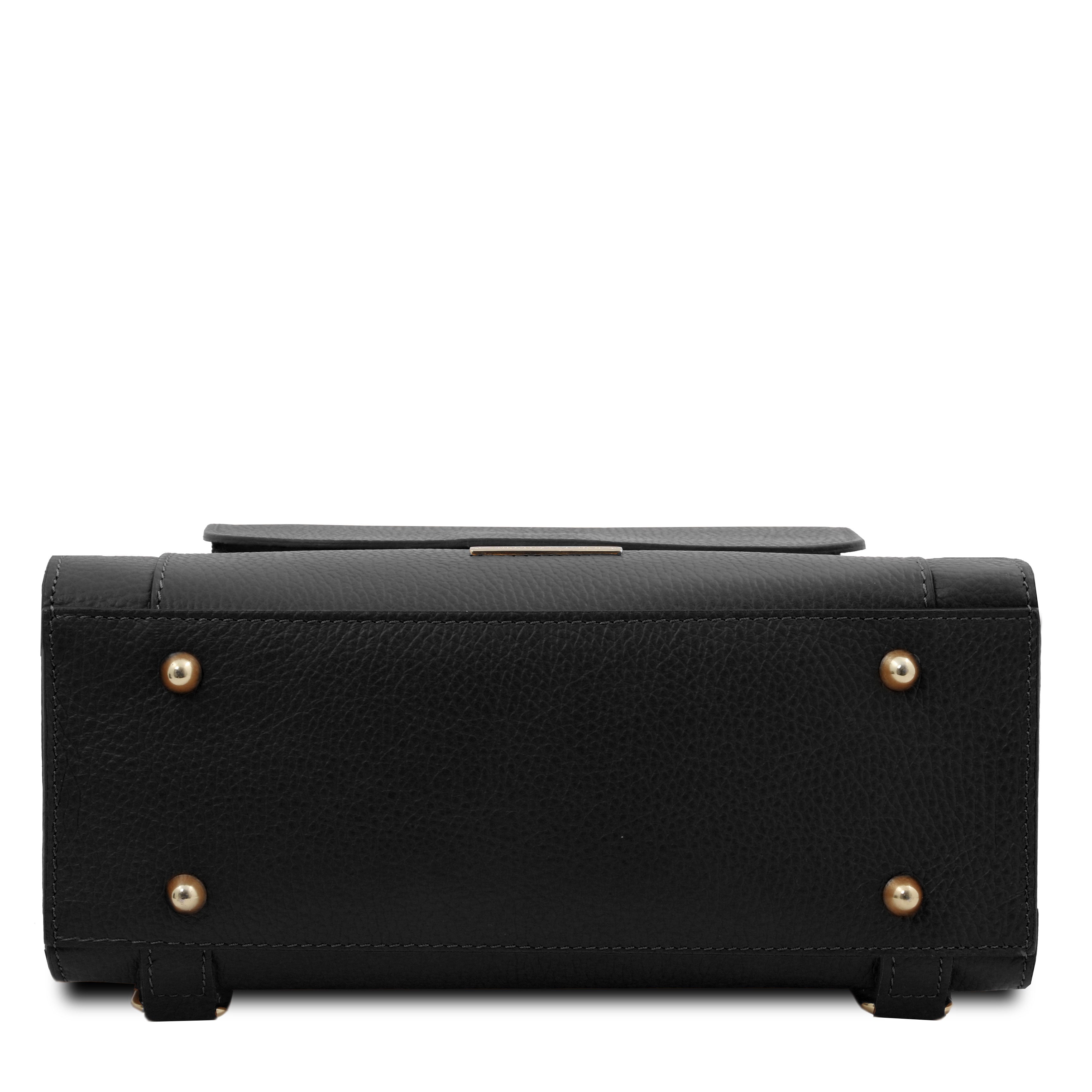 ELARA — Sac à dos en cuir grainé convertible