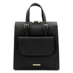 ELARA — Sac à dos en cuir grainé convertible