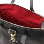 ELARA — Sac à dos en cuir grainé convertible