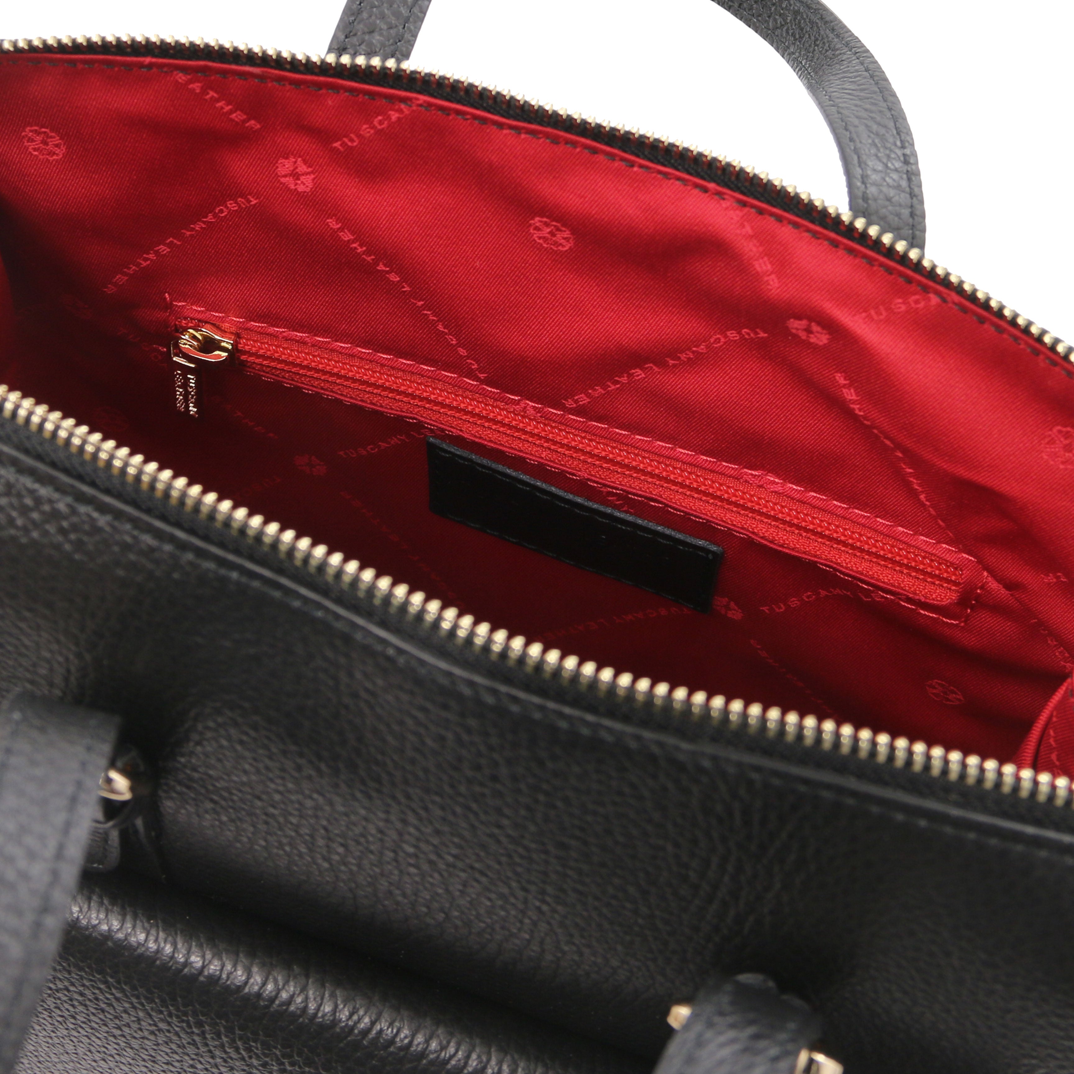 ELARA — Sac à dos en cuir grainé convertible