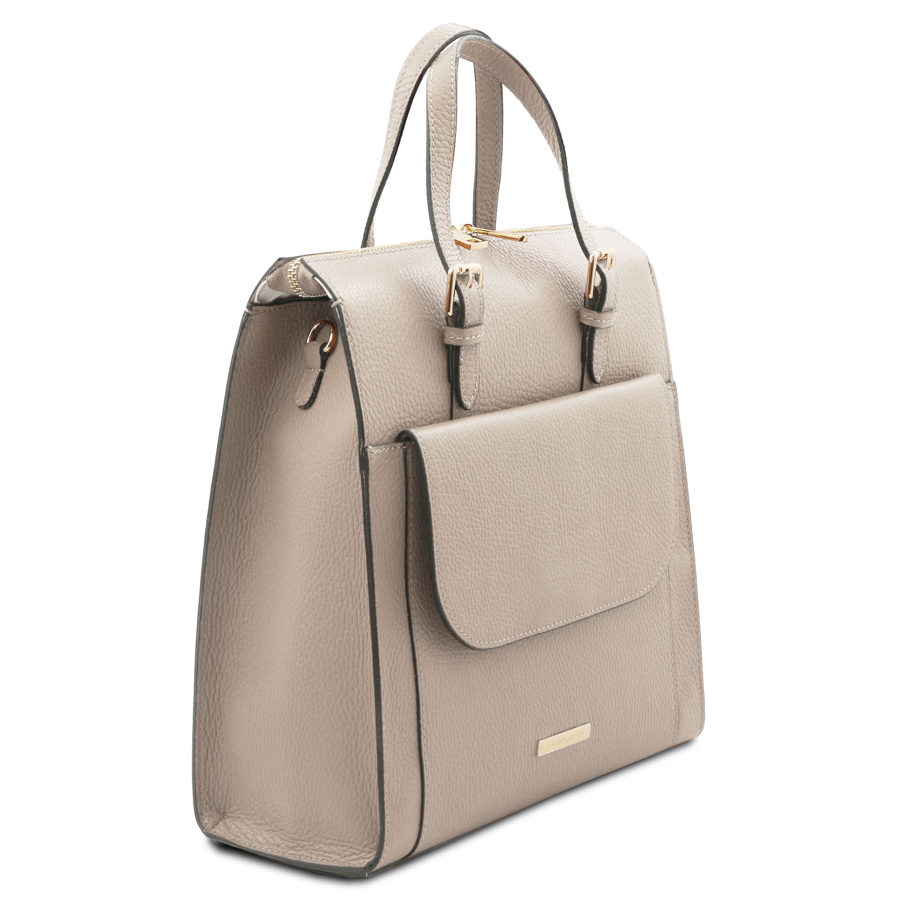ELARA — Sac à dos en cuir grainé convertible