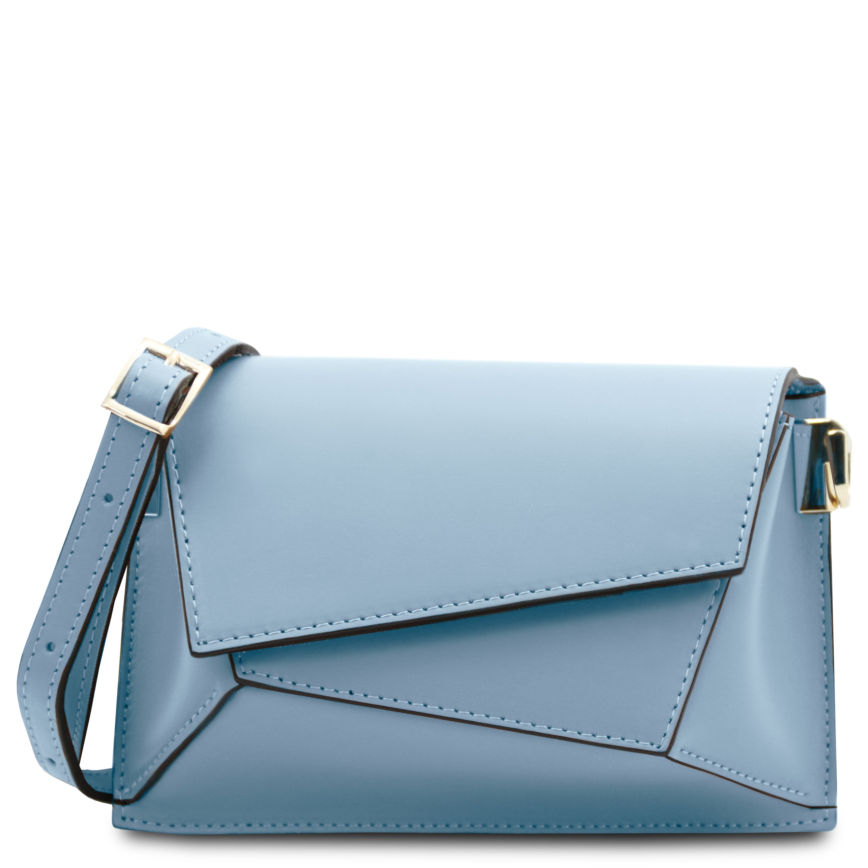 LUMINA — Sac bandoulière en cuir métallisé Image principale du produit