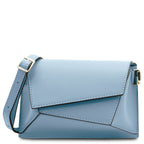 LUMINA — Sac bandoulière en cuir métallisé