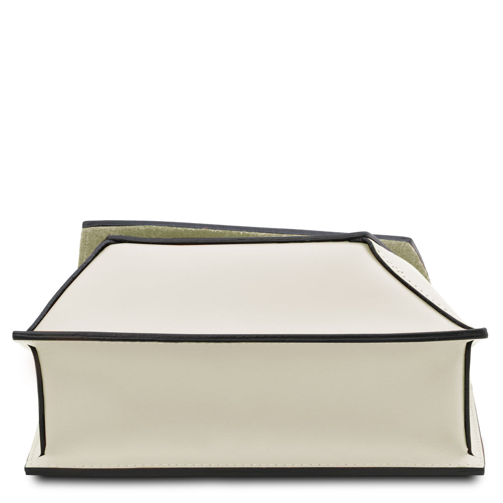 LUMINA — Sac bandoulière en cuir métallisé