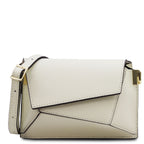 LUMINA — Sac bandoulière en cuir métallisé