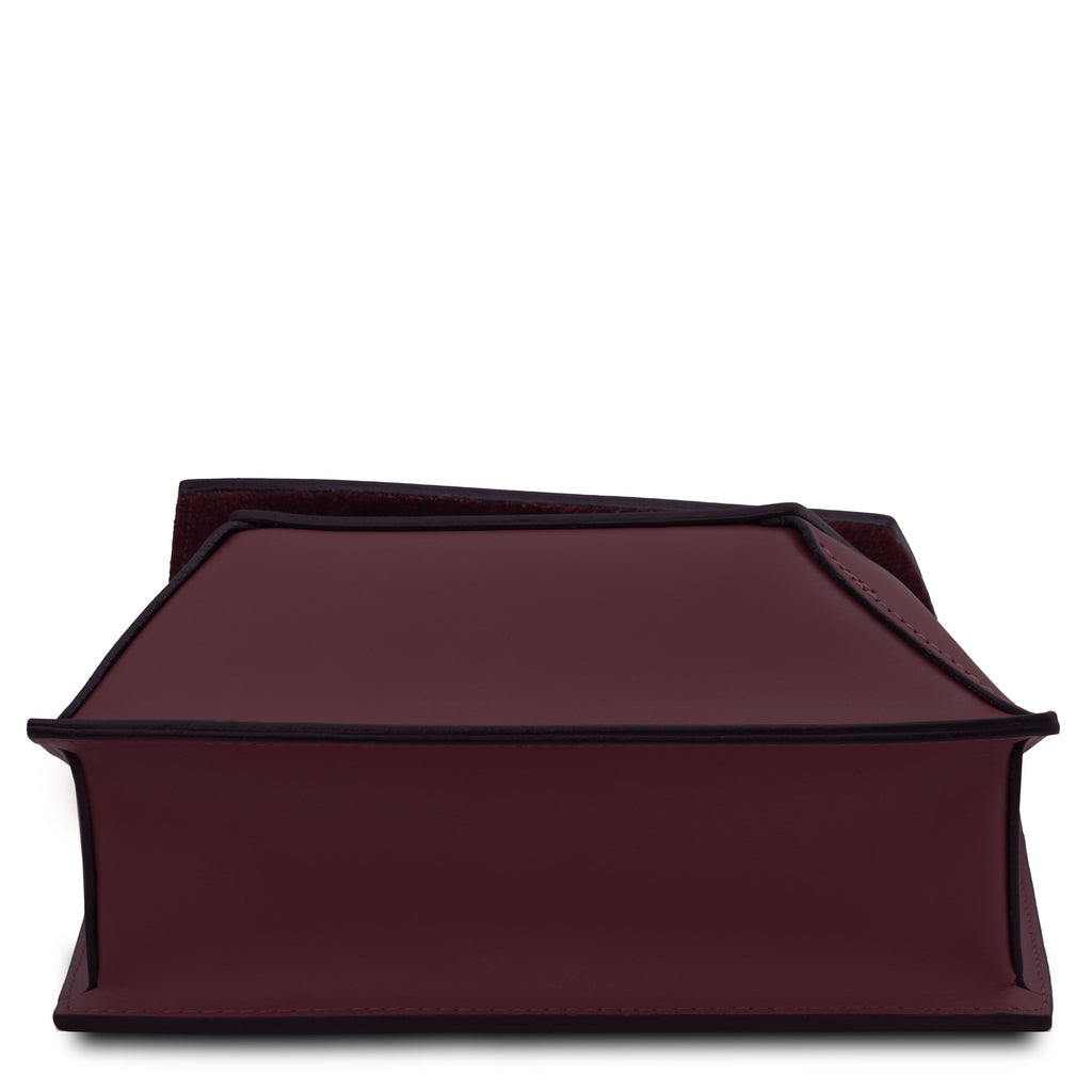 LUMINA — Sac bandoulière en cuir métallisé