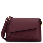 LUMINA — Sac bandoulière en cuir métallisé