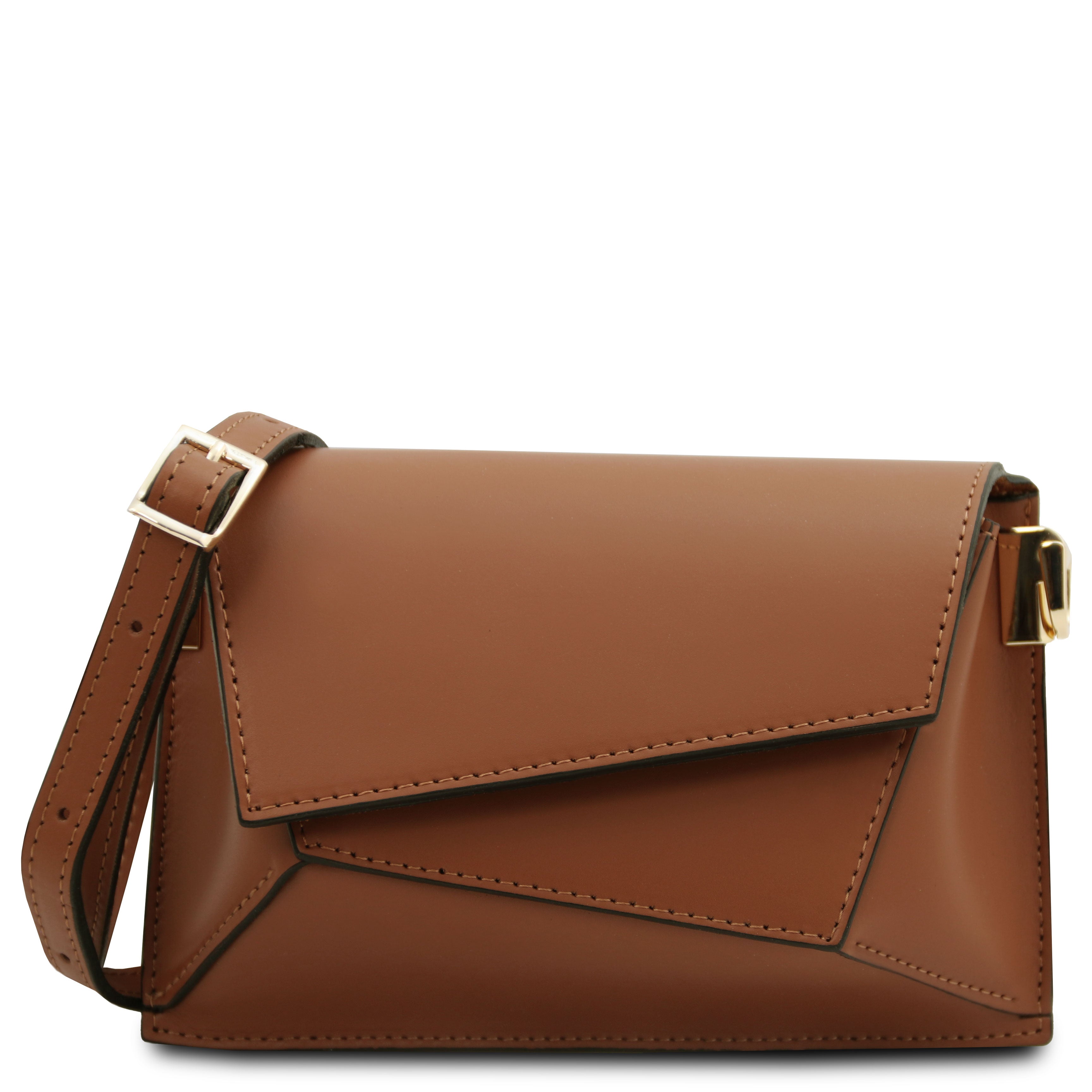 LUMINA — Sac bandoulière en cuir métallisé