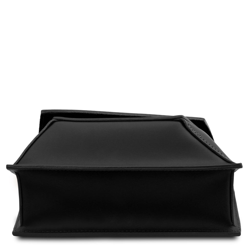 LUMINA — Sac bandoulière en cuir métallisé