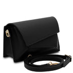 LUMINA — Sac bandoulière en cuir métallisé