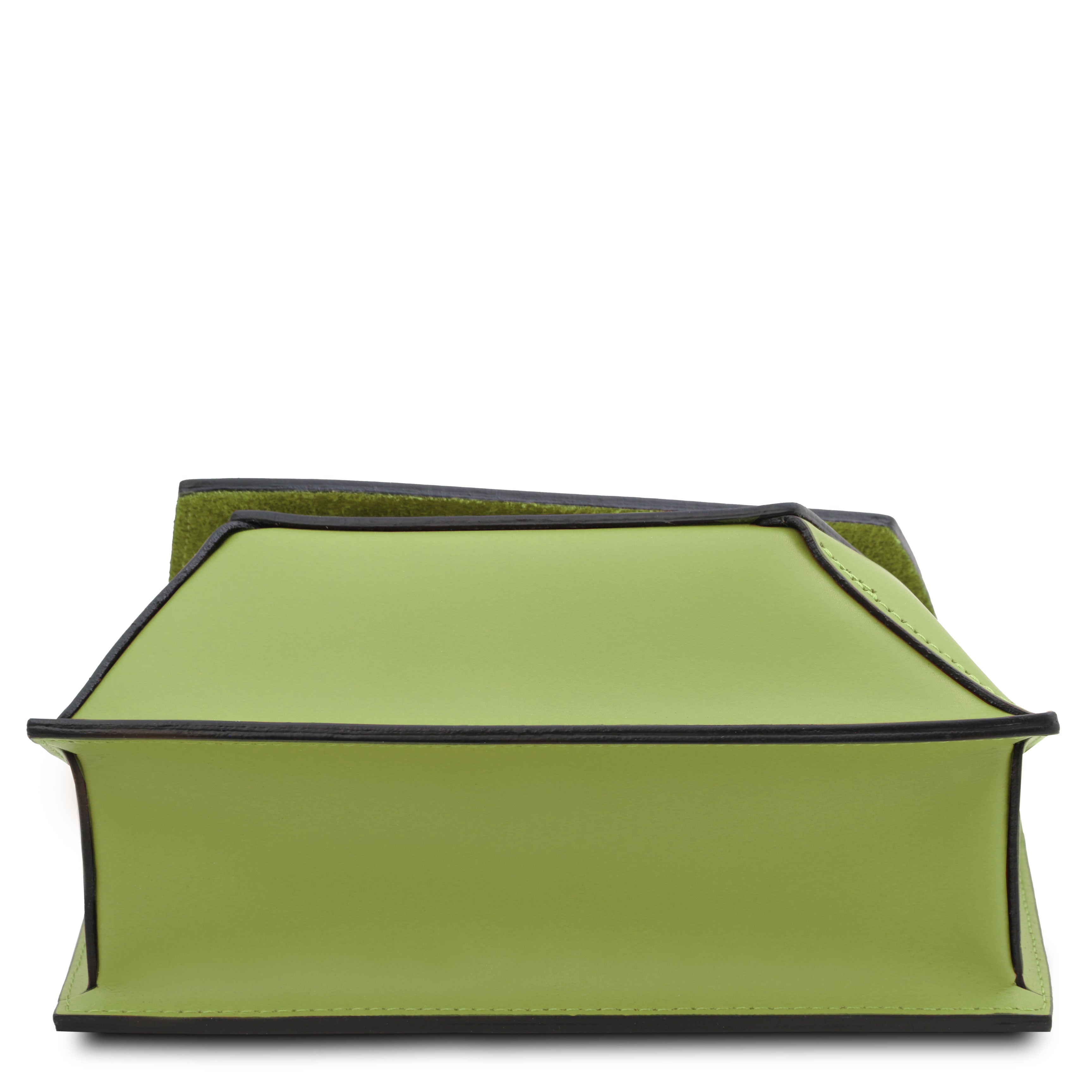 LUMINA — Sac bandoulière en cuir métallisé