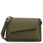LUMINA — Sac bandoulière en cuir métallisé