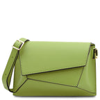 LUMINA — Sac bandoulière en cuir métallisé