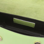 LUMINA — Sac bandoulière en cuir métallisé