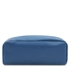 Sac à dos femme ELARA compact en cuir grainé à poche zippée