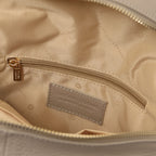 Sac à dos femme ELARA compact en cuir grainé à poche zippée