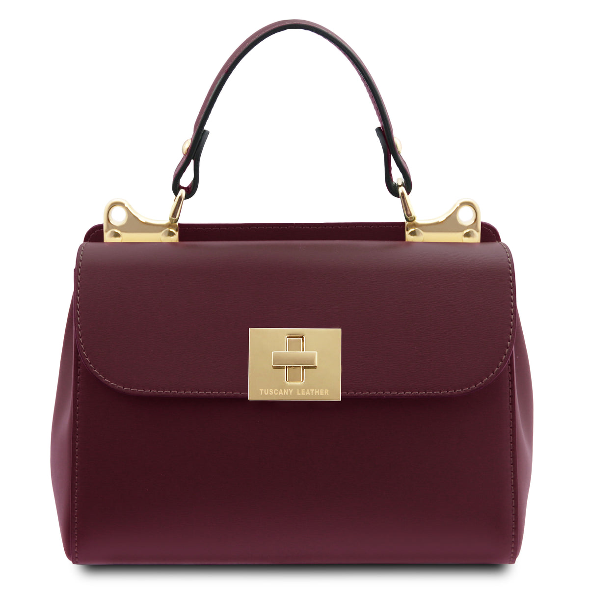 Sac à main femme ARMONIA structuré en cuir à fermoir bijou Image principale du produit
