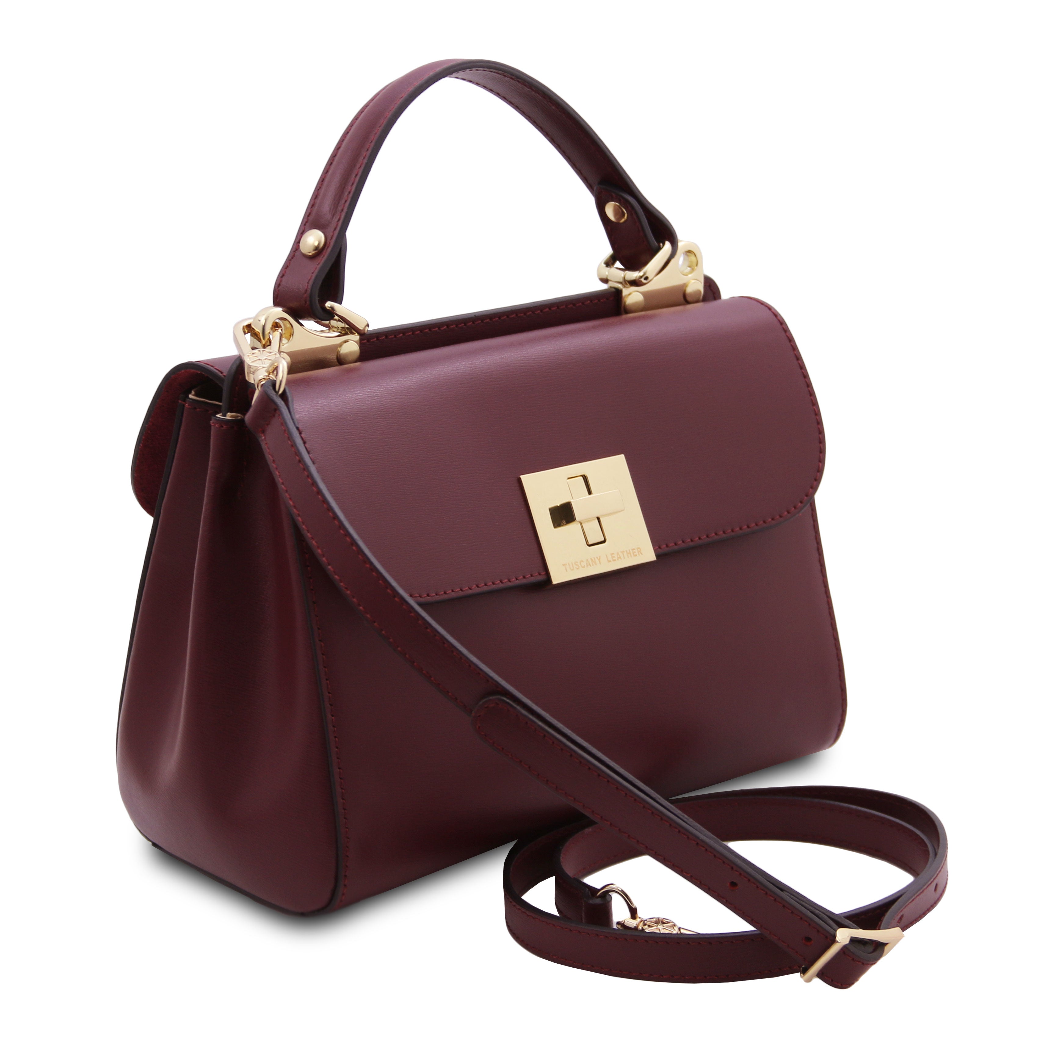 Sac à main femme ARMONIA structuré en cuir à fermoir bijou Image secondaire du produit