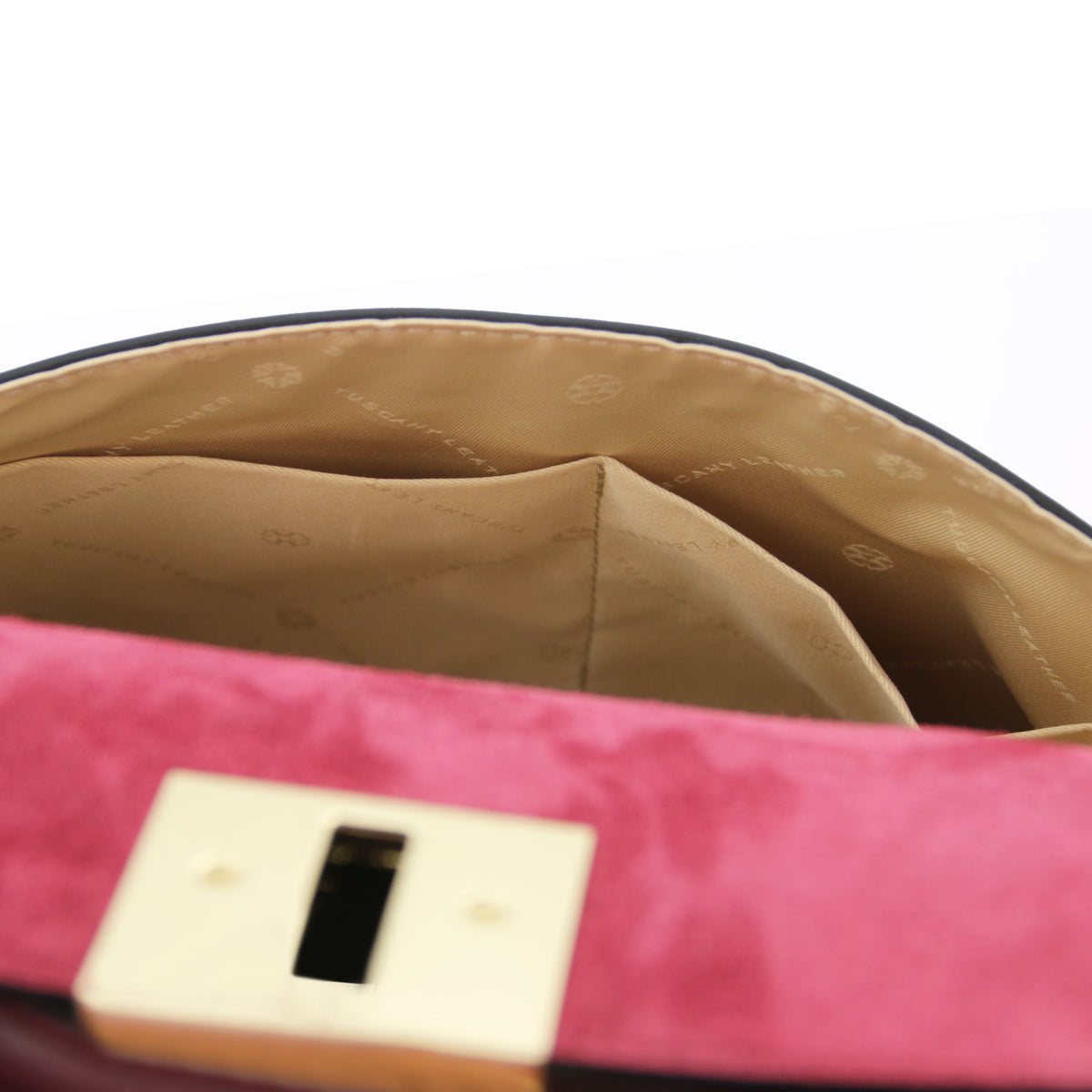 Sac à main femme ARMONIA structuré en cuir à fermoir bijou