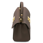 Sac à main femme ARMONIA structuré en cuir à fermoir bijou