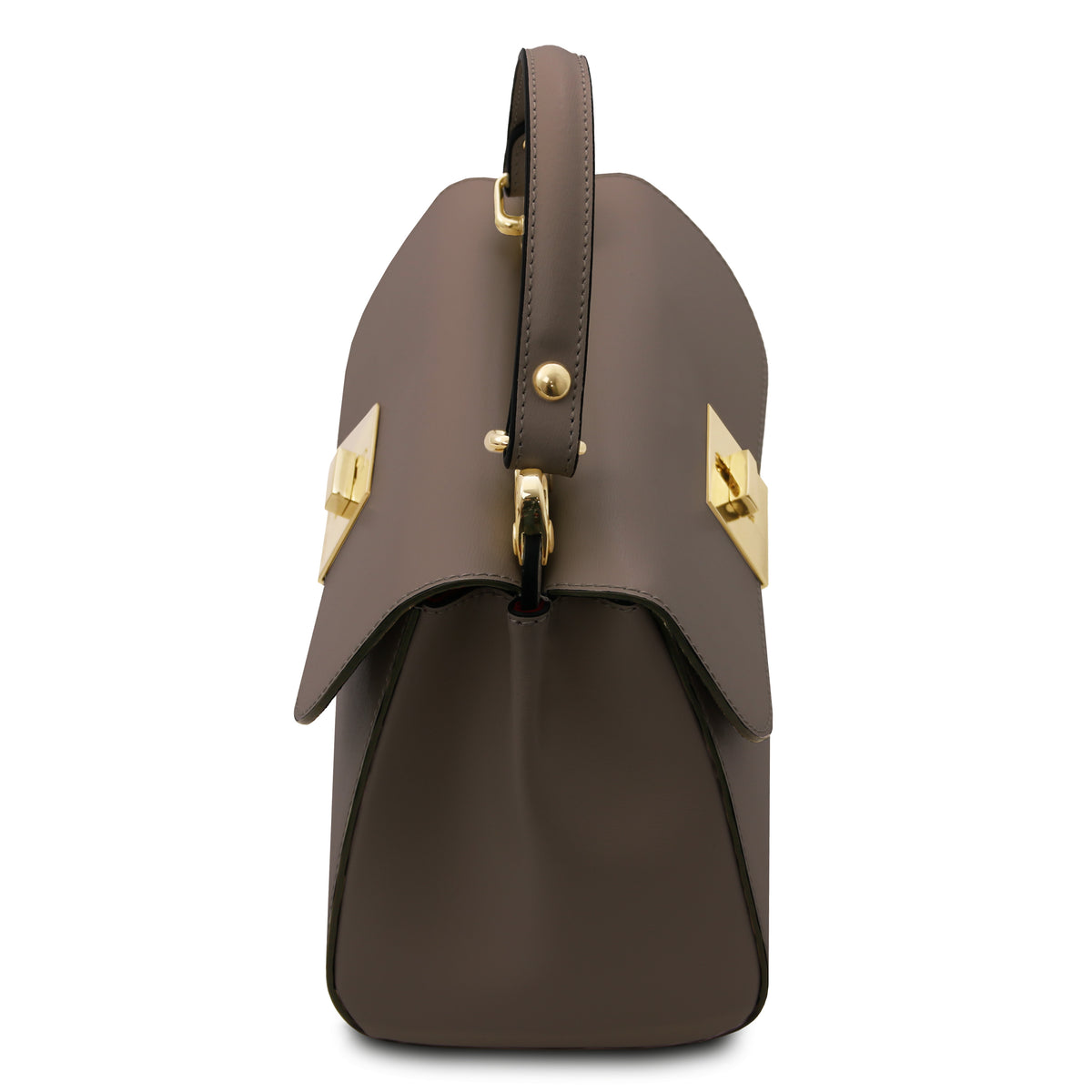 Sac à main femme ARMONIA structuré en cuir à fermoir bijou