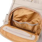 Sac à dos antivol femme ORVIETO en cuir véritable grainé