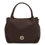 Sac à main femme NORA souple en cuir aux lignes arrondies