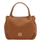 Sac à main femme NORA souple en cuir aux lignes arrondies