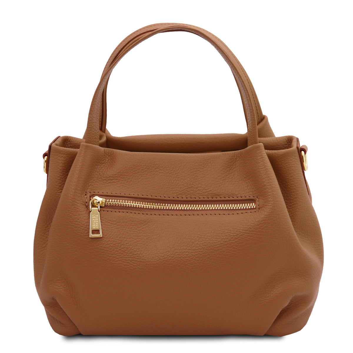 Sac à main femme NORA souple en cuir aux lignes arrondies