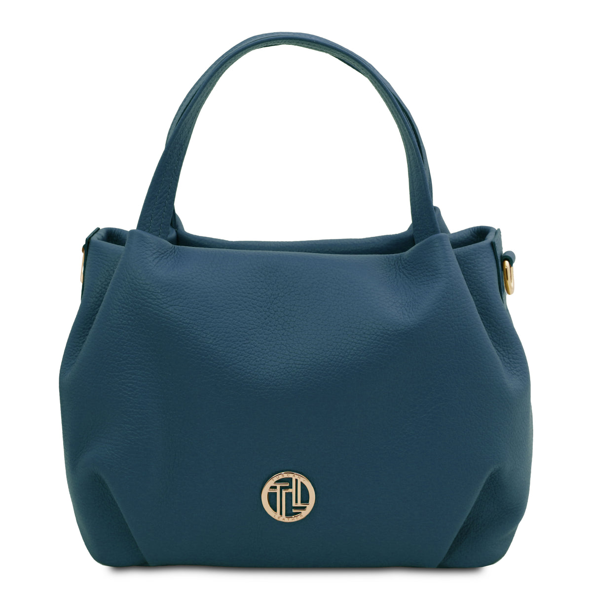 Sac à main femme NORA souple en cuir aux lignes arrondies Image principale du produit