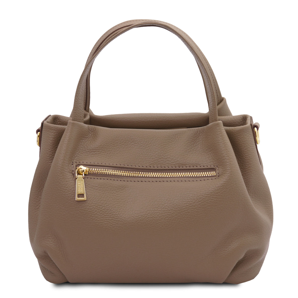 Sac à main femme NORA souple en cuir aux lignes arrondies